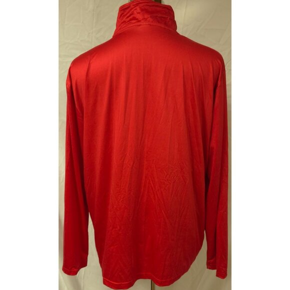 MLB St. Louis Cardinals XL Red 1/4 Zip Logo Pullover Cool Base Shirt Jacket - Picture 7 of 13